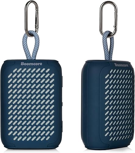 Juego de altavoces Bluetooth duales, juego de 2 altavoces portátiles con sonido estéreo, tecnología de mejora de audio, altavoz impermeable IPX7 con