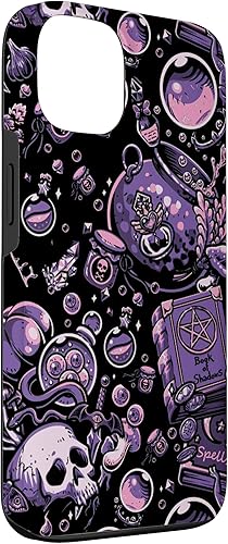 Miniatura 3 de Funda linda para iPhone 13 Witch's Essentials Pattern Witchy Design Halloween