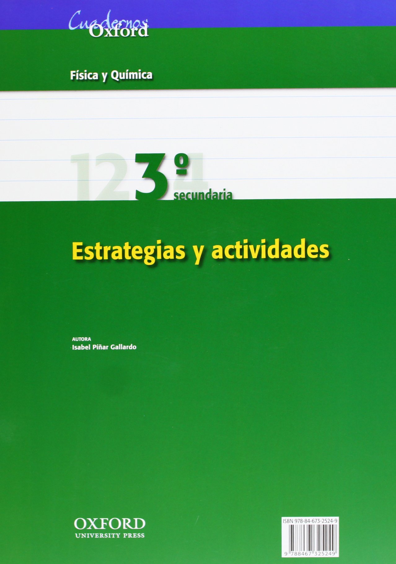 Física y Química 3º ESO Estrategias y Actividades (Cuadernos Oxford) - 9788467325249