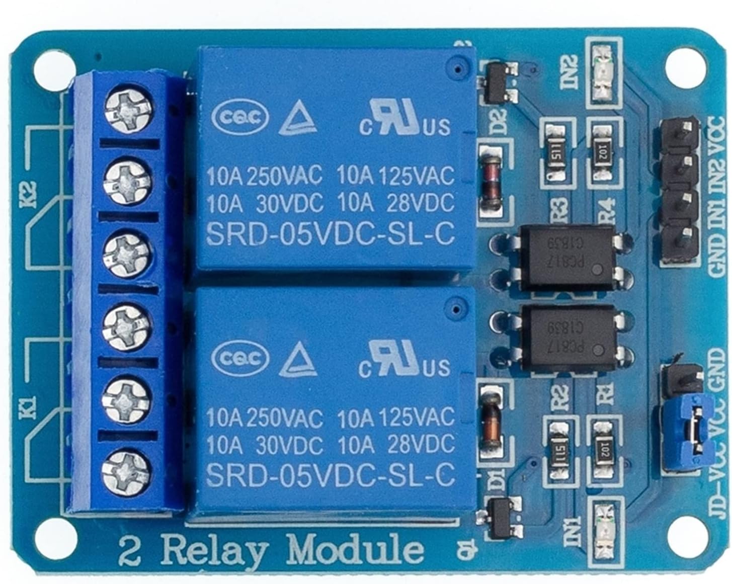 QLASIC 1 2 4 8 Channel 5V Relay Module with optocoupler