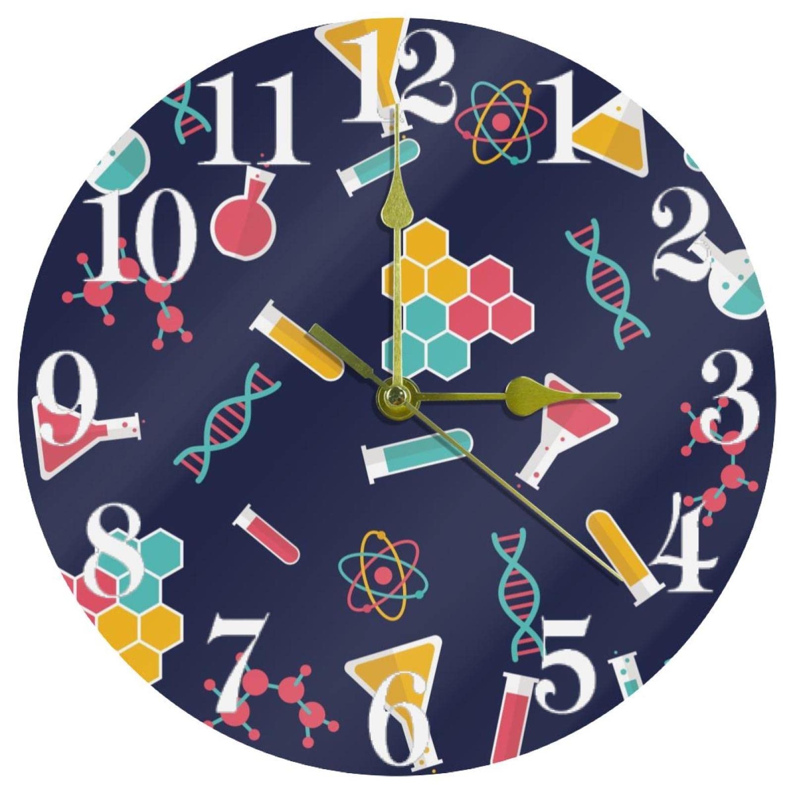 Horloge murale silencieuse sans tic-tac à quartz pour le bureau