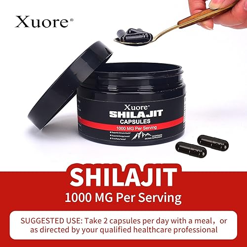 Miniatura 6 de Shilajit Cápsulas Suplemento de resina pura del Himalaya, shilajit del Himalaya, resina pura del Himalaya, shilajit natural puro, minerales traza y