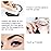 Boobeen Eyebrow Seal Stamp Powder - Waterproof 3 Seconds Eye Make Up Nature Coloring Kit - Creates Natural Looking Brows for Makeup Beginners