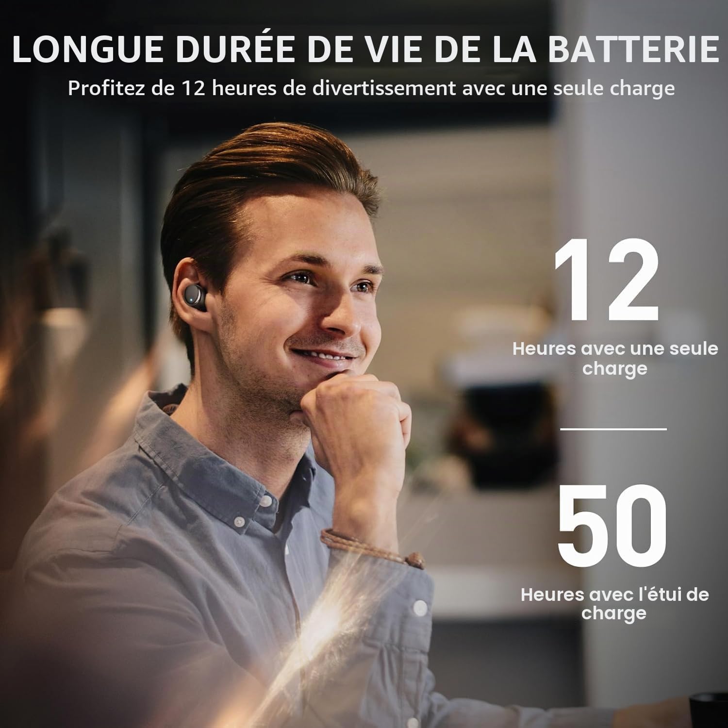 TOZO T6 Écouteurs Bluetooth sans Fil, Contrôle Tactile ORIGX 2.0 Acustique