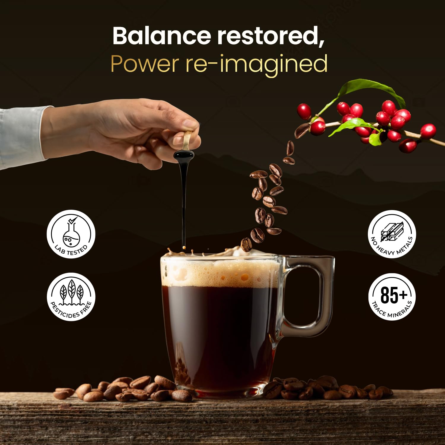Zingavita Himalayan Shilajit/Shilajeet Coffee for Men & Wemen | Natural pre-workout drink stamina with pure original Shiljit (Gold Standard) and Premium Arabica Beans and 30 Pouch for Performance Zingavita Himalayan Shilajit/Shilajeet Coffee for Men & Wemen | Natural pre-workout drink stamina with pure original Shiljit (Gold Standard) and Premium Arabica Beans and 30 Pouch for Performance
