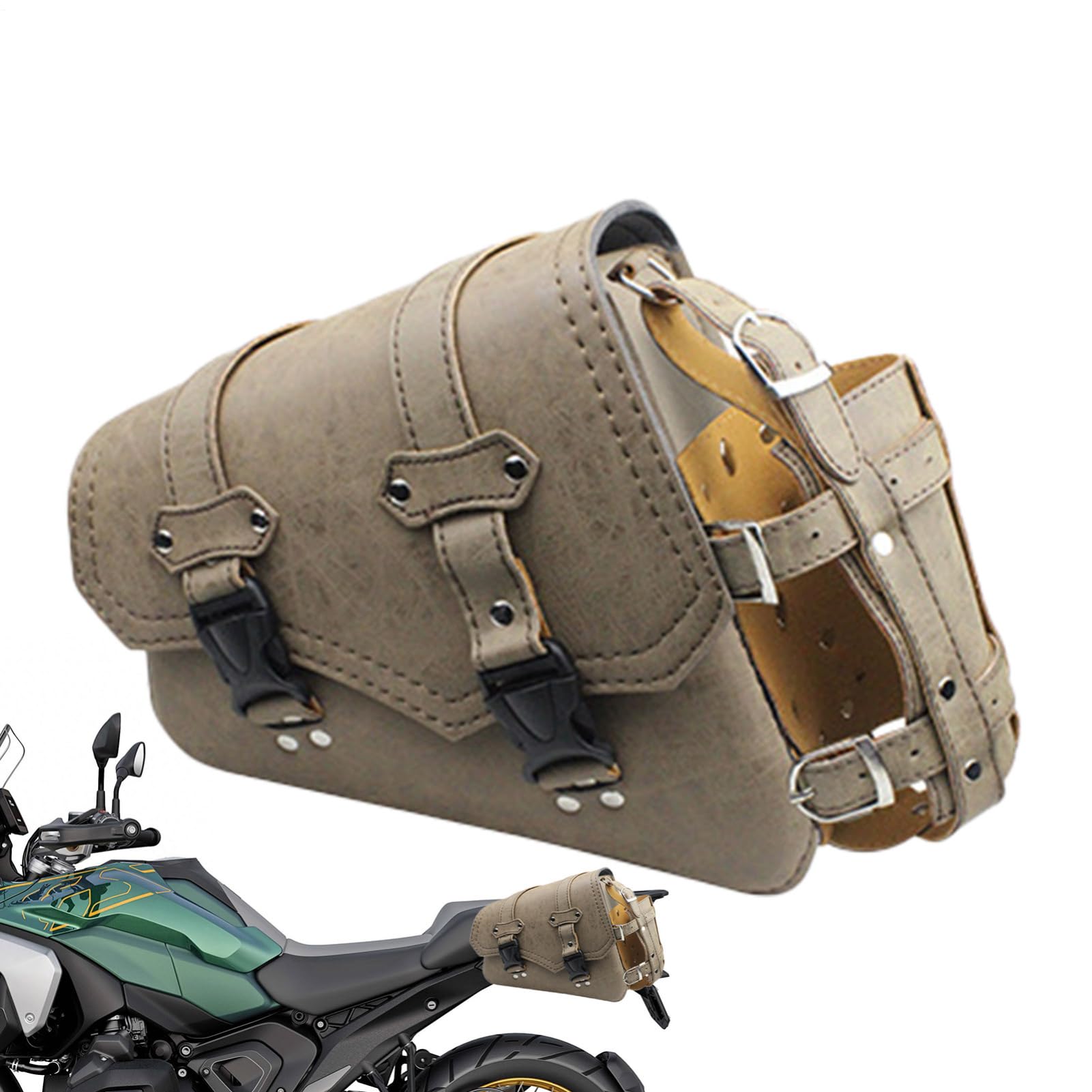 Torba podsiodłowa motocykla, boczne sakwy motocyklowe - Boczna torba na
