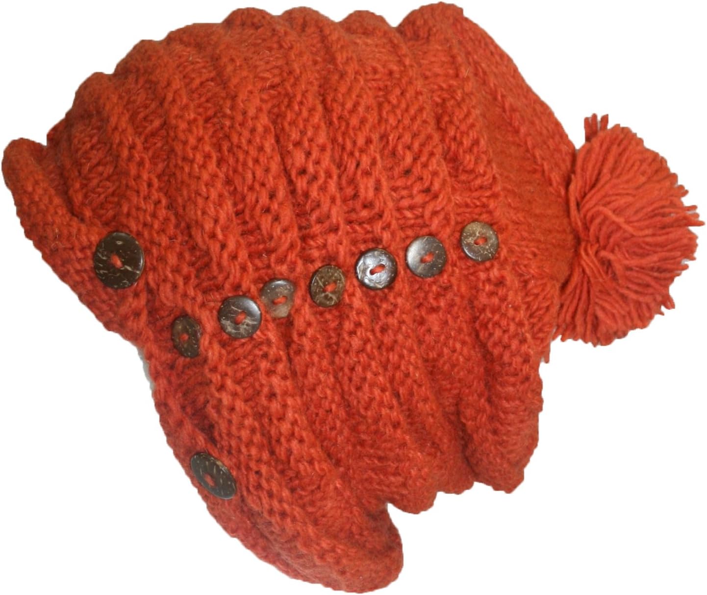 Agan Traders Women's 2026 Winter Mitten Hat Warm Fleece Lined Oversized Thick Chunky Slouchy From Nepal