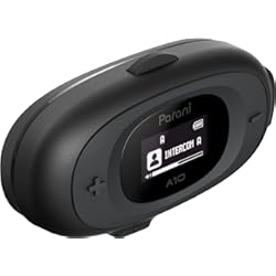 Intercomunicador Shiro Shr 704 Sena Auriculares con intercomunicador Parani A10 para motocicleta (Micrófono con cable)
