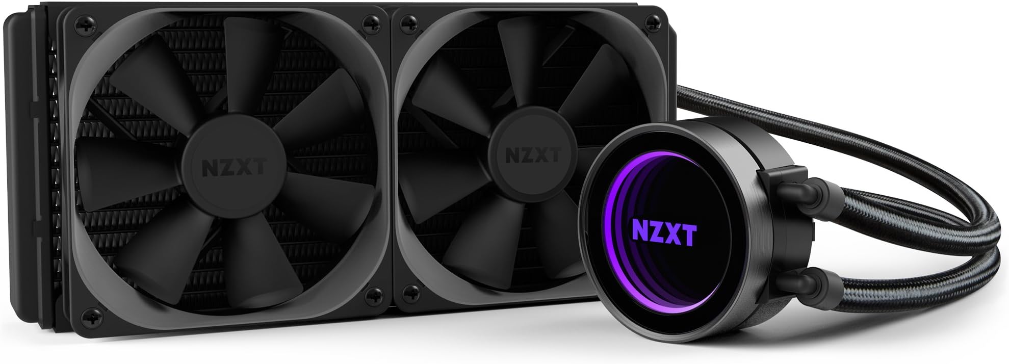 NZXT Kraken X52 All-in-One CPU Liquid Cooling System Cooling, Black RL-KRX52-01