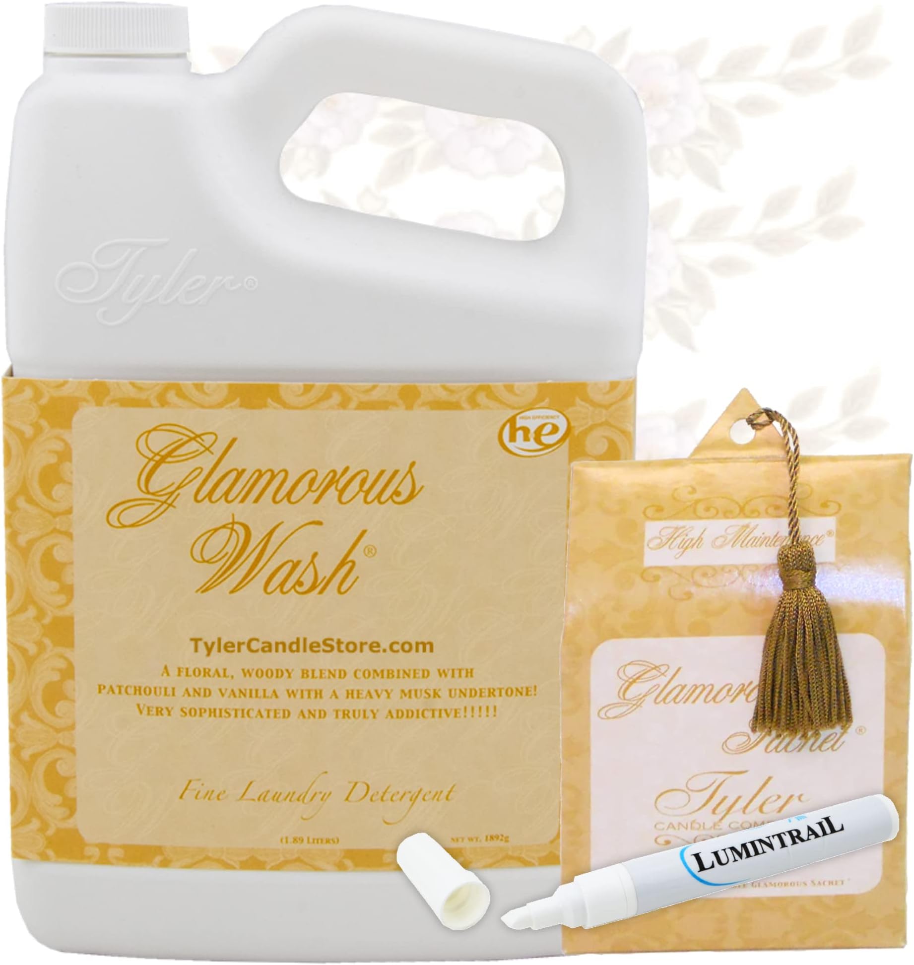 Tyler Candle Glamorous Wash High Maintenance Half Gallon