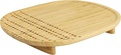 Gibson Home Gibson - Bandeja para servir, ninguna, color marrón