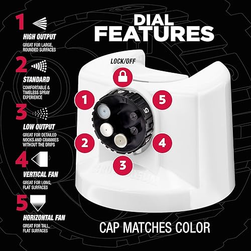 Vista 129 de Rust-Oleum 376885 Pintura en aerosol 5 en 1 personalizada para prevención del óxido, 12 onzas, transparente brillante