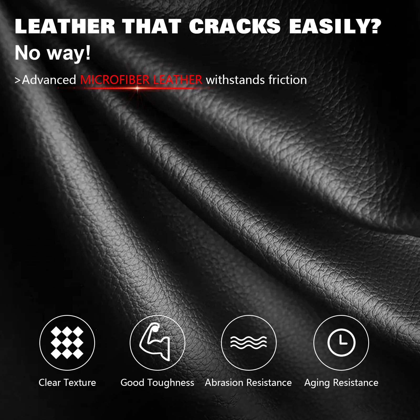 IKON MOTORSPORTS, Upgrade Universal Microfiber PU Leather + Carbon Leather Racing Seats, with Dual Sliders, Reclinable Black with Blue Plaid Sport Bucket Seat, 1 Pair Driver Passenger Side(Flat Style)