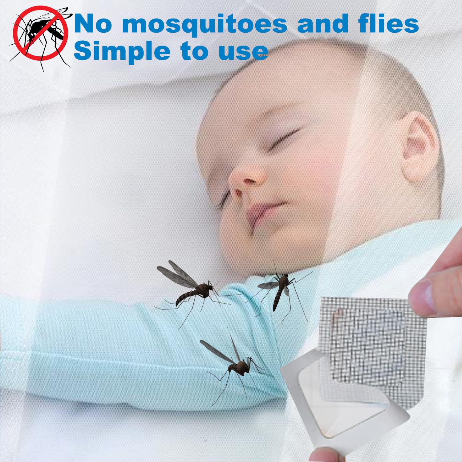 Kit Riparazione Zanzariere 30 Pezzi - Nastro Adesivo Invisibile, Toppe Per Fori E Strappi - Foto 6