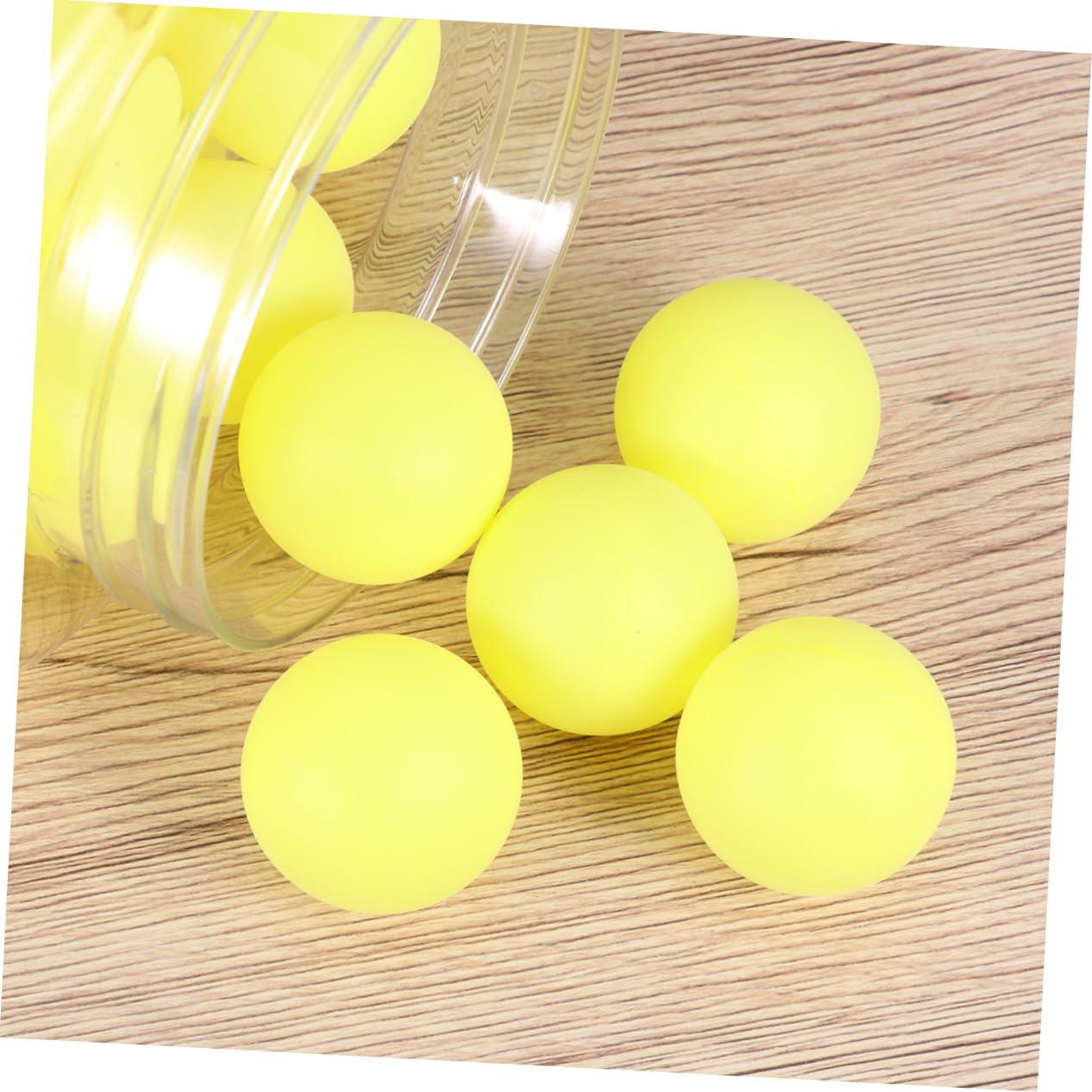 60 Palline da Ping Pong da 40mm in Pp Leggere e Perfettamente Bilanciate, Forma Rotonda per Principianti in Sport All'aperto a Casa