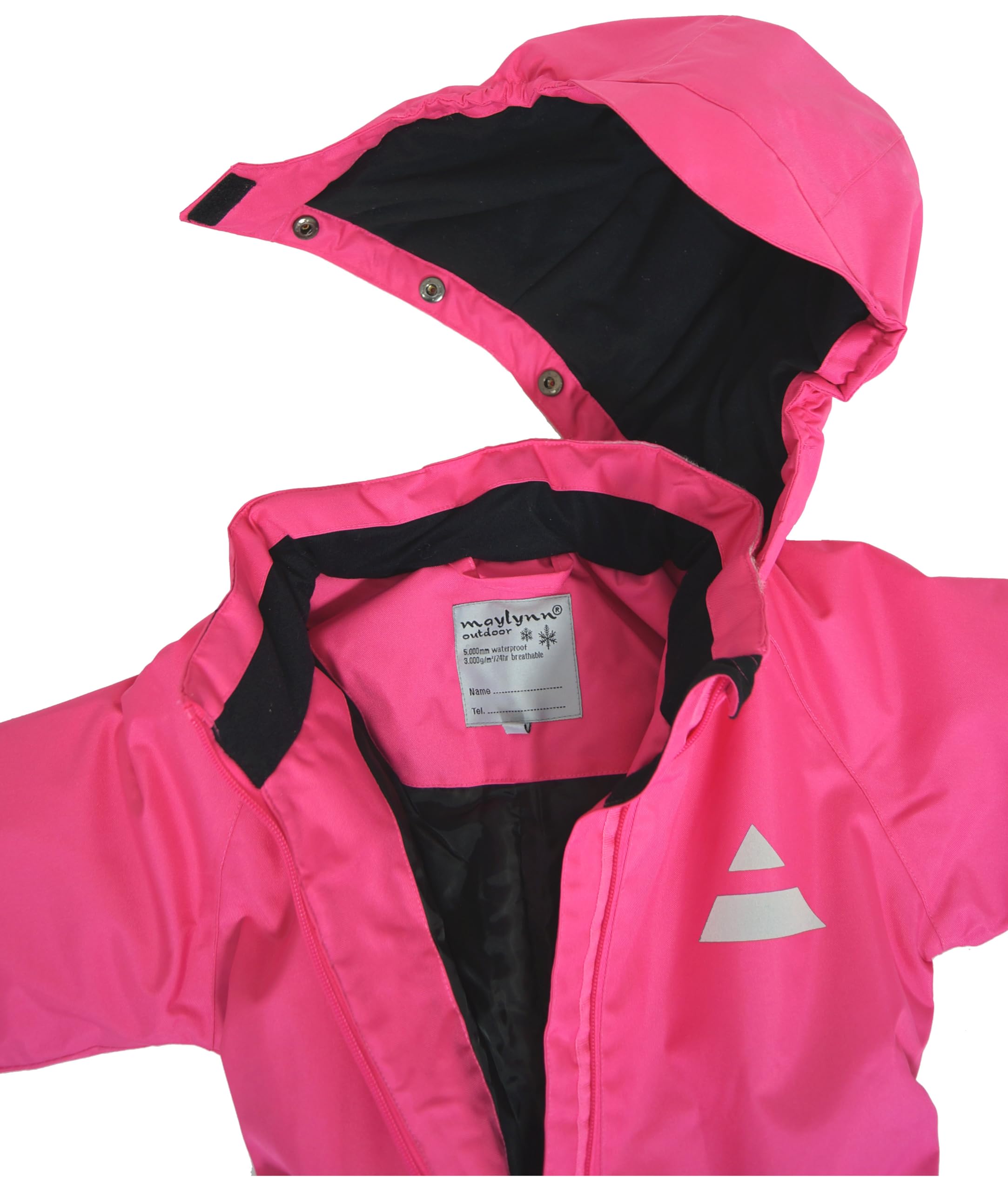 MAYLYNN Schneeanzug rosa pink atmungsaktiv wasserdicht 5000mm, Größe:92