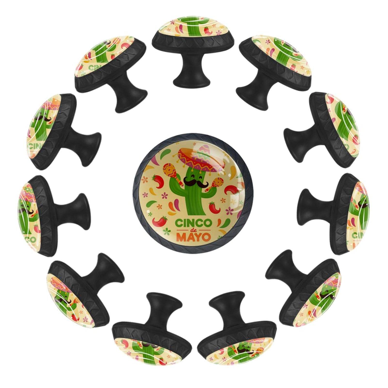 Boutons de tiroir cactus pour remplacer les poignées de commode et meuble enfant