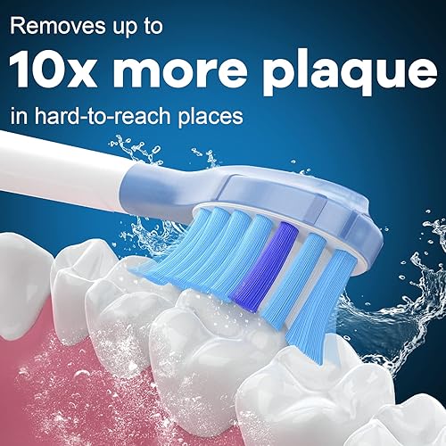 Miniatura 10 de Toptheway Cabezales de repuesto para cepillos de dientes compatibles con Philips Sonicare C-3, ProtectiveClean 4100 5100 6100, cabezales de cepillo
