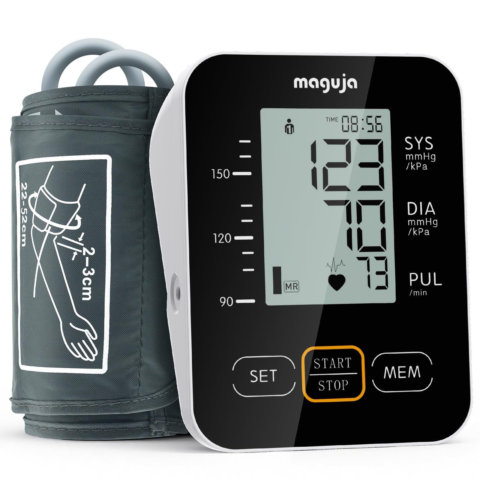 Blood Pressure Monitor for Home Use, Large Upper Arm Blood Pressure Cuff