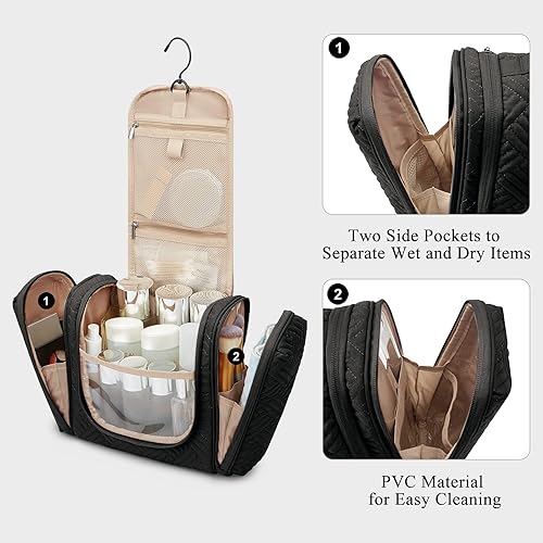 Miniatura 7 de BAGSMART Bolsas de viaje con bolsa de aseo, Bagsmart Neceser y bolsas de viaje