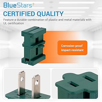 BlueStars Set of 10 (20 Pieces) Male and Female Slip Plug