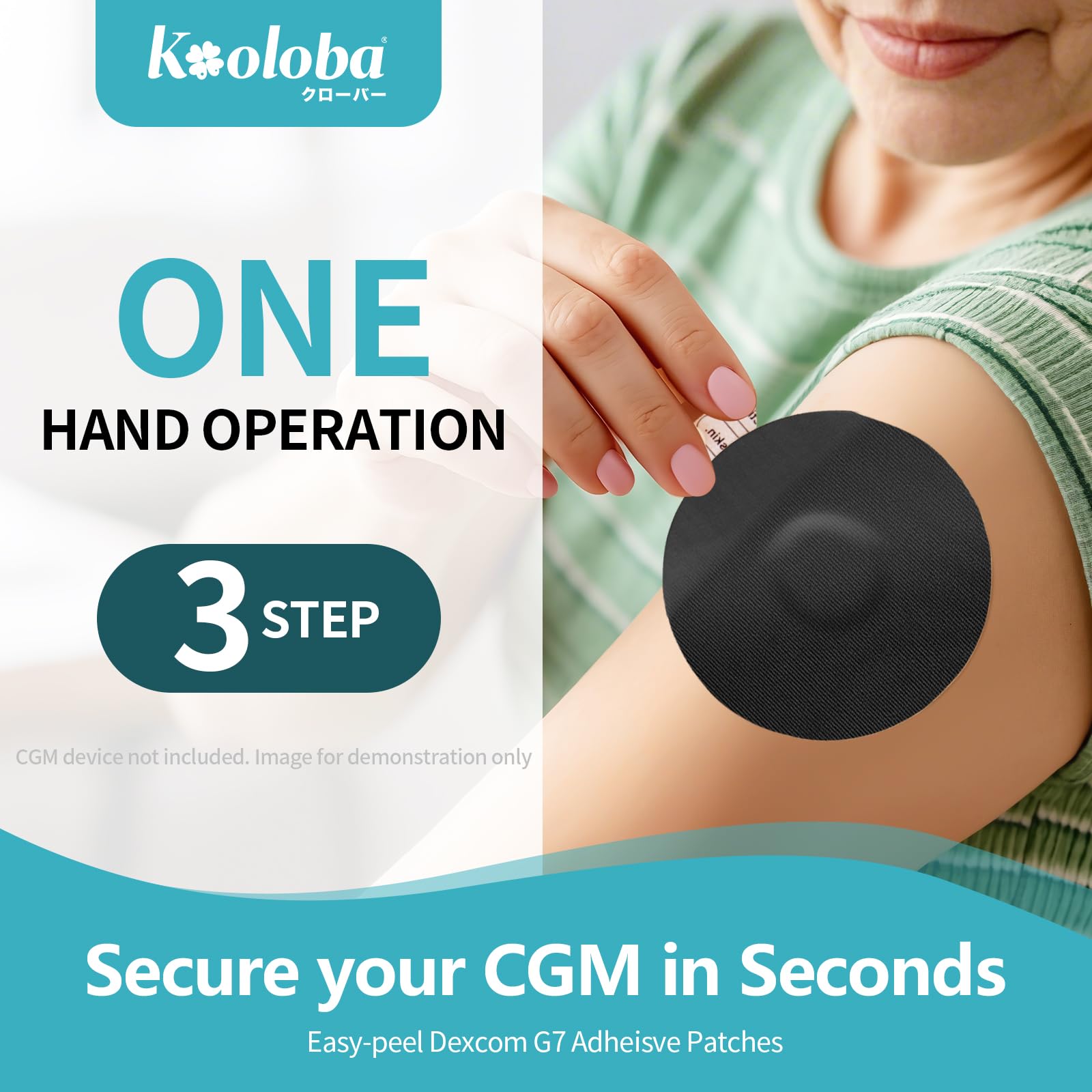 Toppe adesive per Dexcom G7, impermeabili, con linguetta facile da staccare, nastro CGM flessibile, a lunga durata, per 10-14 giorni, 20 pezzi