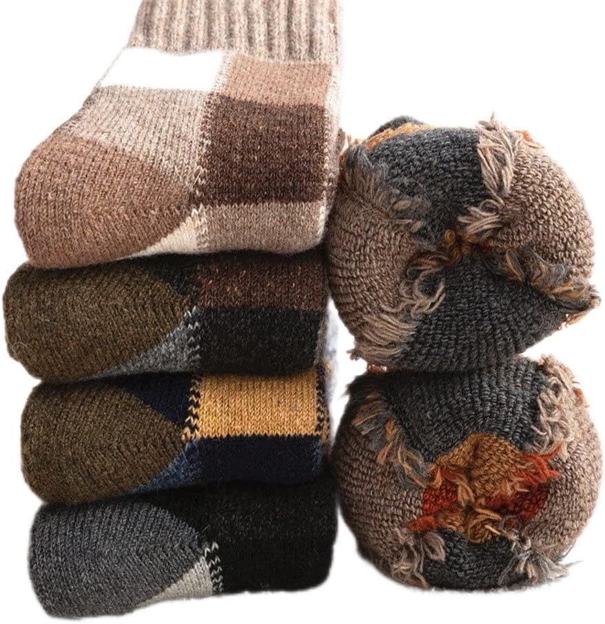 New Year's Socks Warm Super Thick Man British Heated Thermo For Men Gift Thermosocks Winter