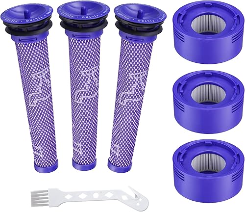 CERO Filtros de repuesto compatibles con Dyson V7, V8 Animal y V8 Absolute Vacuum, Comparar con los filtros de la parte 965661-01 y 967478-01, 3 Pre disponible en Yaxa Guatemala