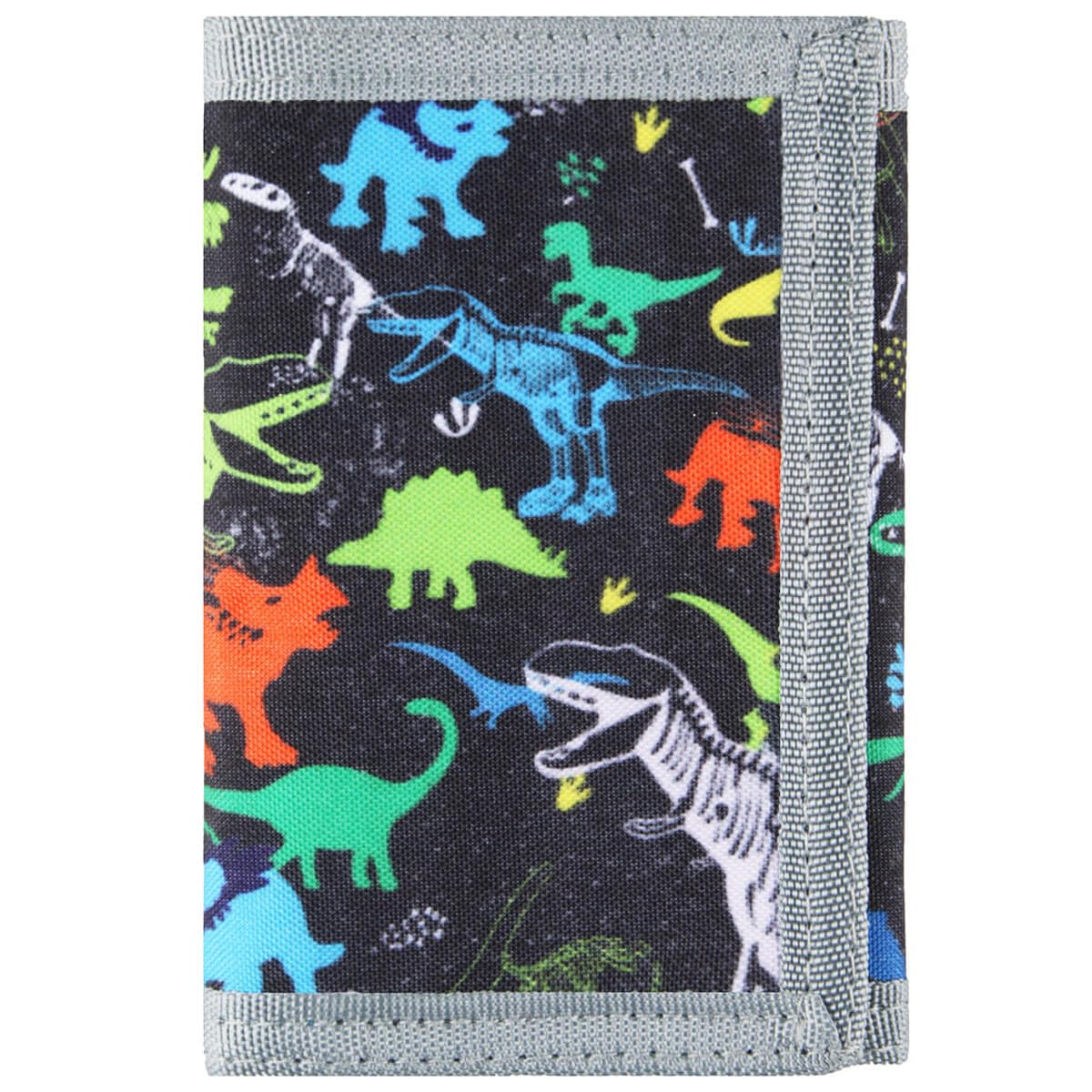 Kids Wallets for Boys &amp; Girls, Dinosaur Wallet for Teens, Toddler &amp; Boys' Magic RFID Nylon &amp; Canvas Wallet with Coin Pocket