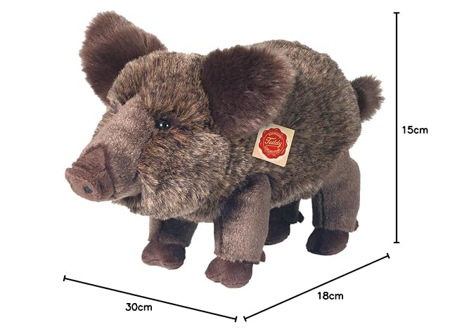 Foto 3 de 3 de Teddy Hermann 90831 Jabalí 30 cm, Peluche