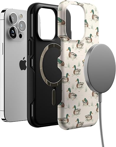 Vista 213 de Casely iPhone 13 Pro Case Compatible with MagSafe Blue Marble Case