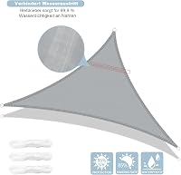 AXT SHADE Vízlepergető Háromszög Árnyékoló 3x3x3m UV Védelem Szürke 2