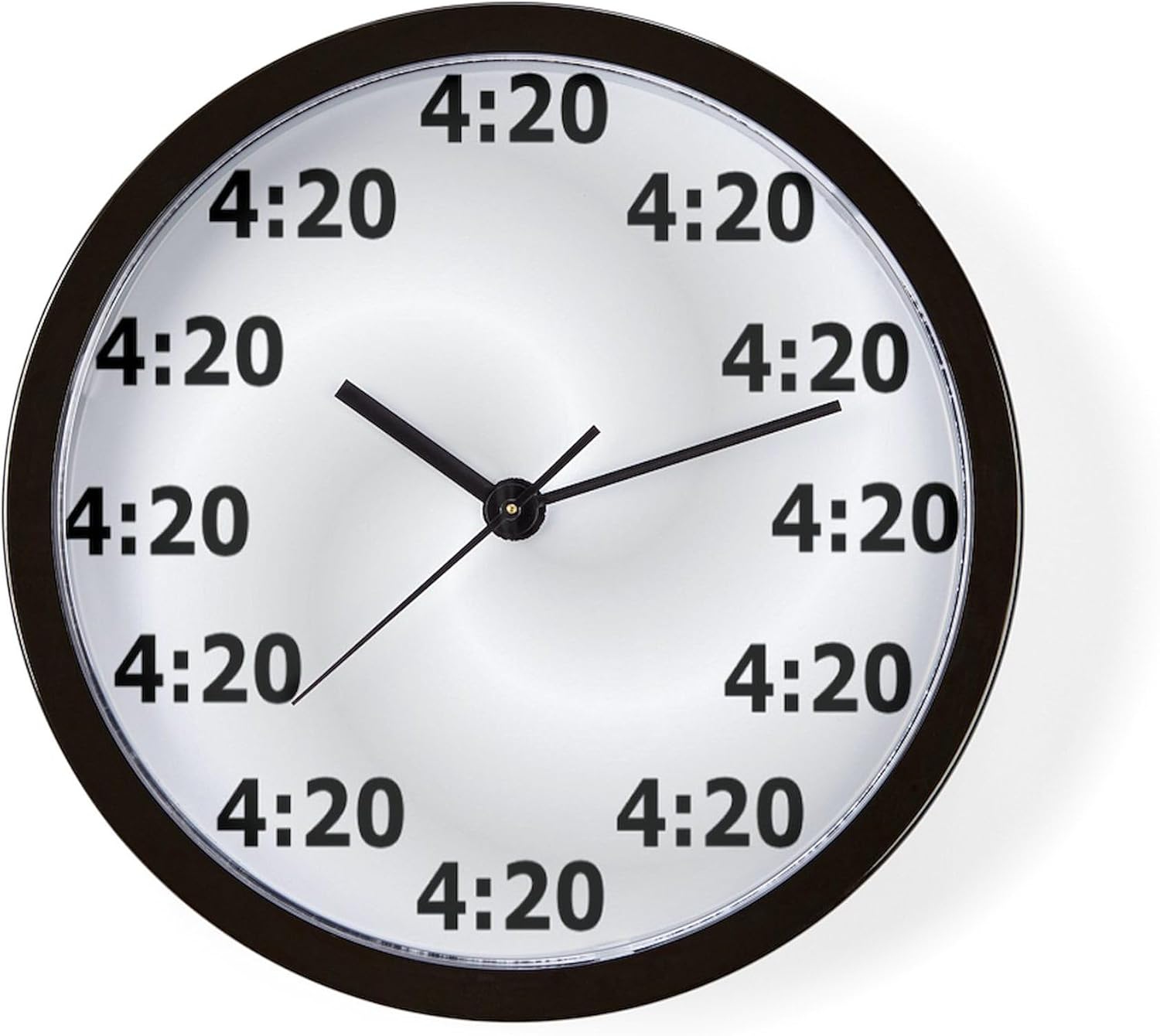 CafePress 4:20 10" Wall Clock for Livingroom, Kitchen, or Office