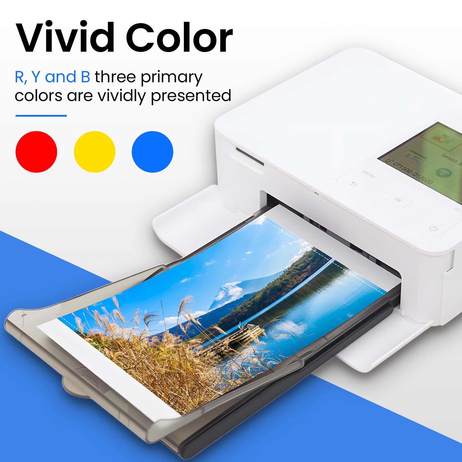 Amazon.com : Compatible with Canon Selphy CP1500 RP-108 Color Ink