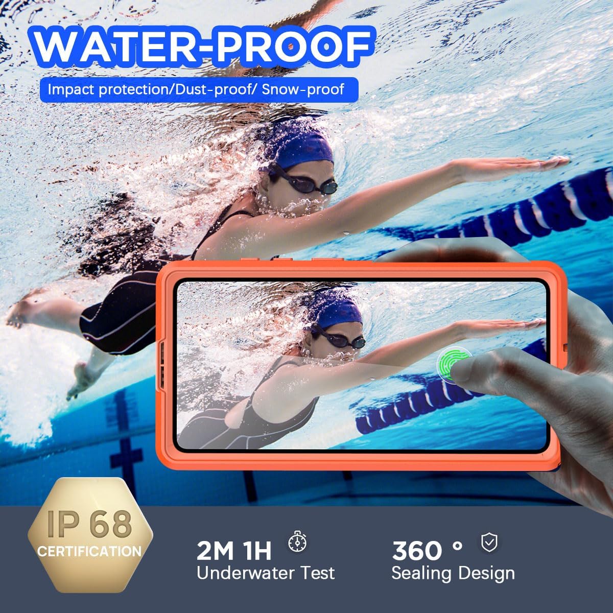 AICase Waterproof Case for Samsung Galaxy S26 Ultra with MagSafe Clear Water Proof Snowproof/Dustproof/Shockproof,IP68 360 Full Body Protection Fully Sealed Underwater Cover for Galaxy S26 Ultra_287