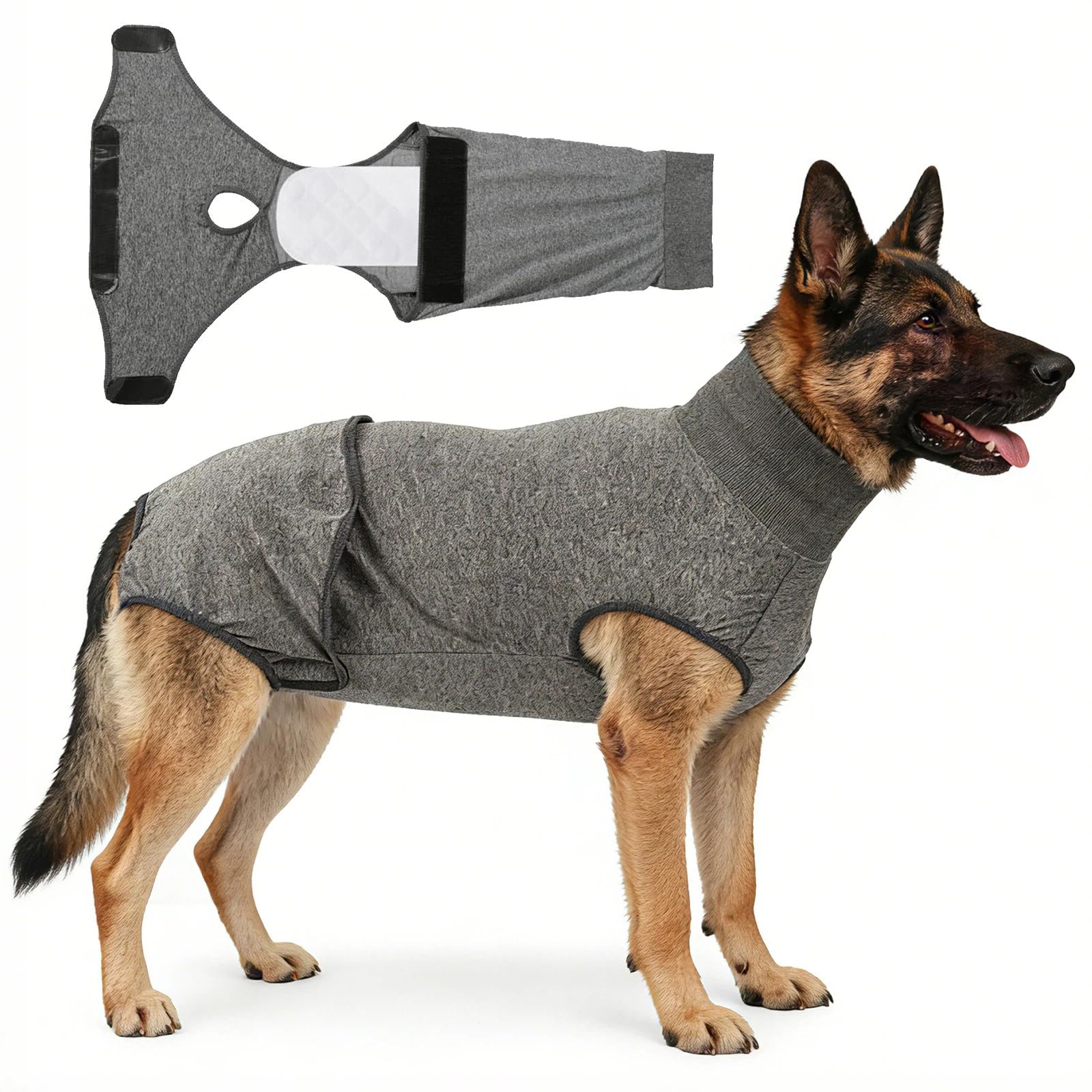 Dog Surgery Recovery Suit, Medical Vest Post Op Dog Surgical Suit, Dogs After Surgery Operation Recovery Suits, Dog Recovery Suit Female Spay and Male Neuter for Post Op Care L