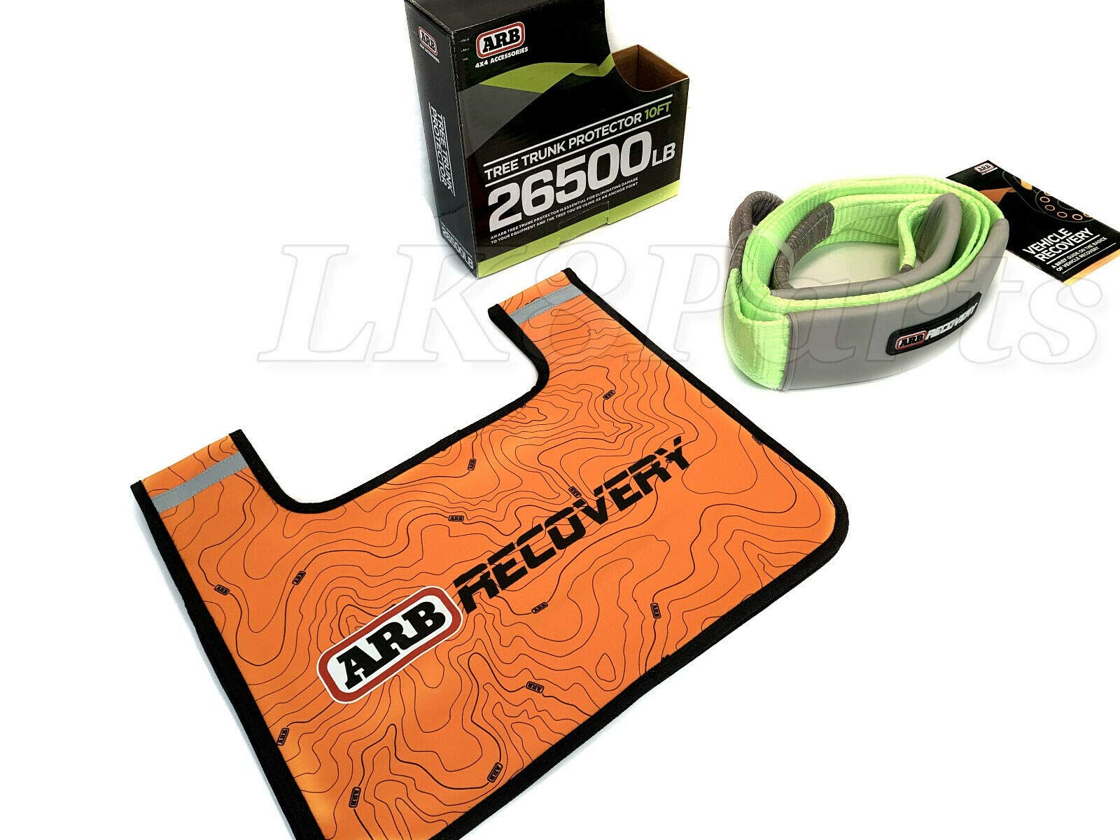 Proper Spec ARB 4x4 Winch Damper and Tree Saver Tow Strap Kit