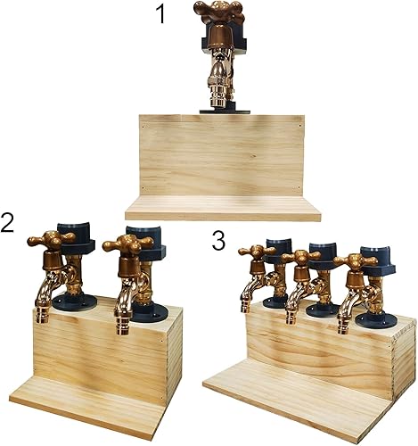 Miniatura 6 de Dispensador de whisky, dispensador de bebidas, dispensador de vino, dispensador de miel, dispensadores de bebidas de madera para fiestas, cabezal