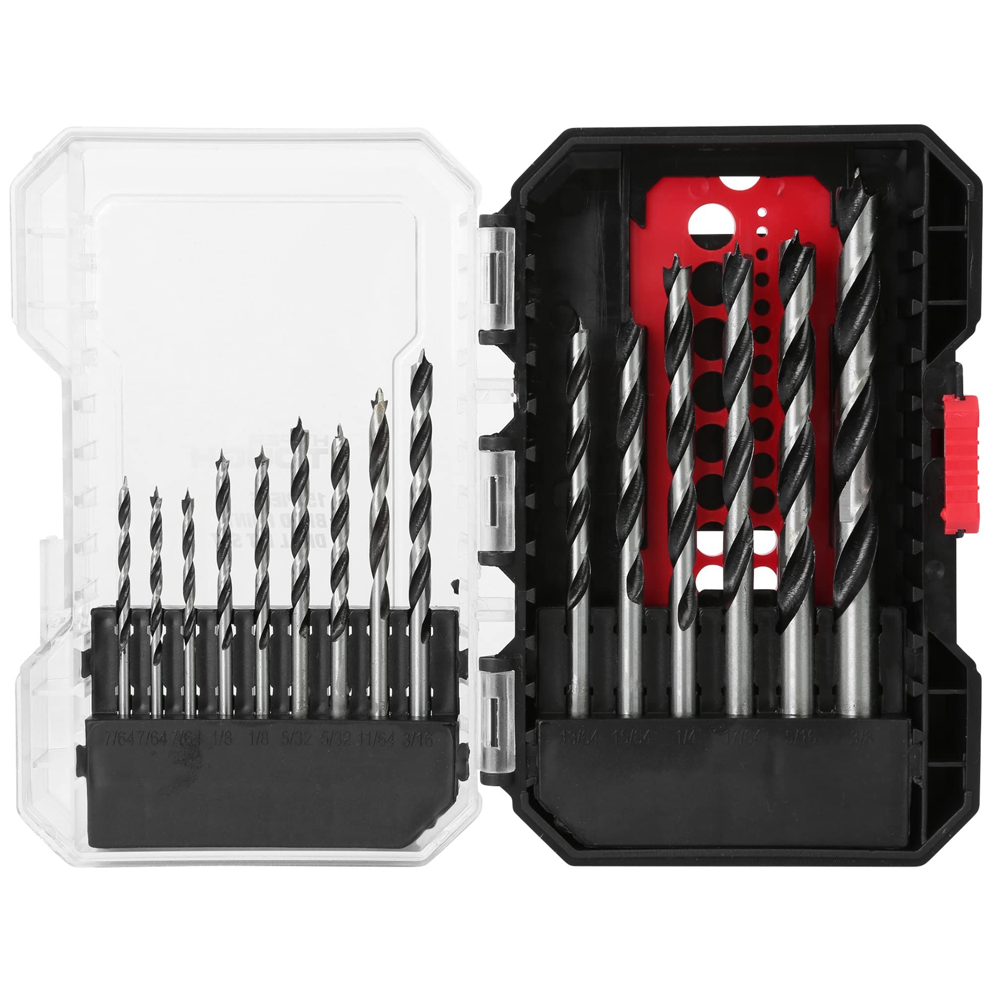 Buy Hyper Tough 15Piece Brad Point Drill BIT Set for Wood Accurate