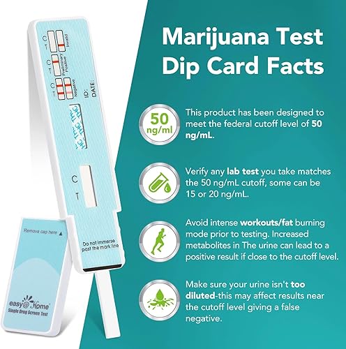 Miniatura 6 de EasyHome Marijuana (THC) Single Panel Drug Tests Kit - # EDTH-114 (20 Pack)