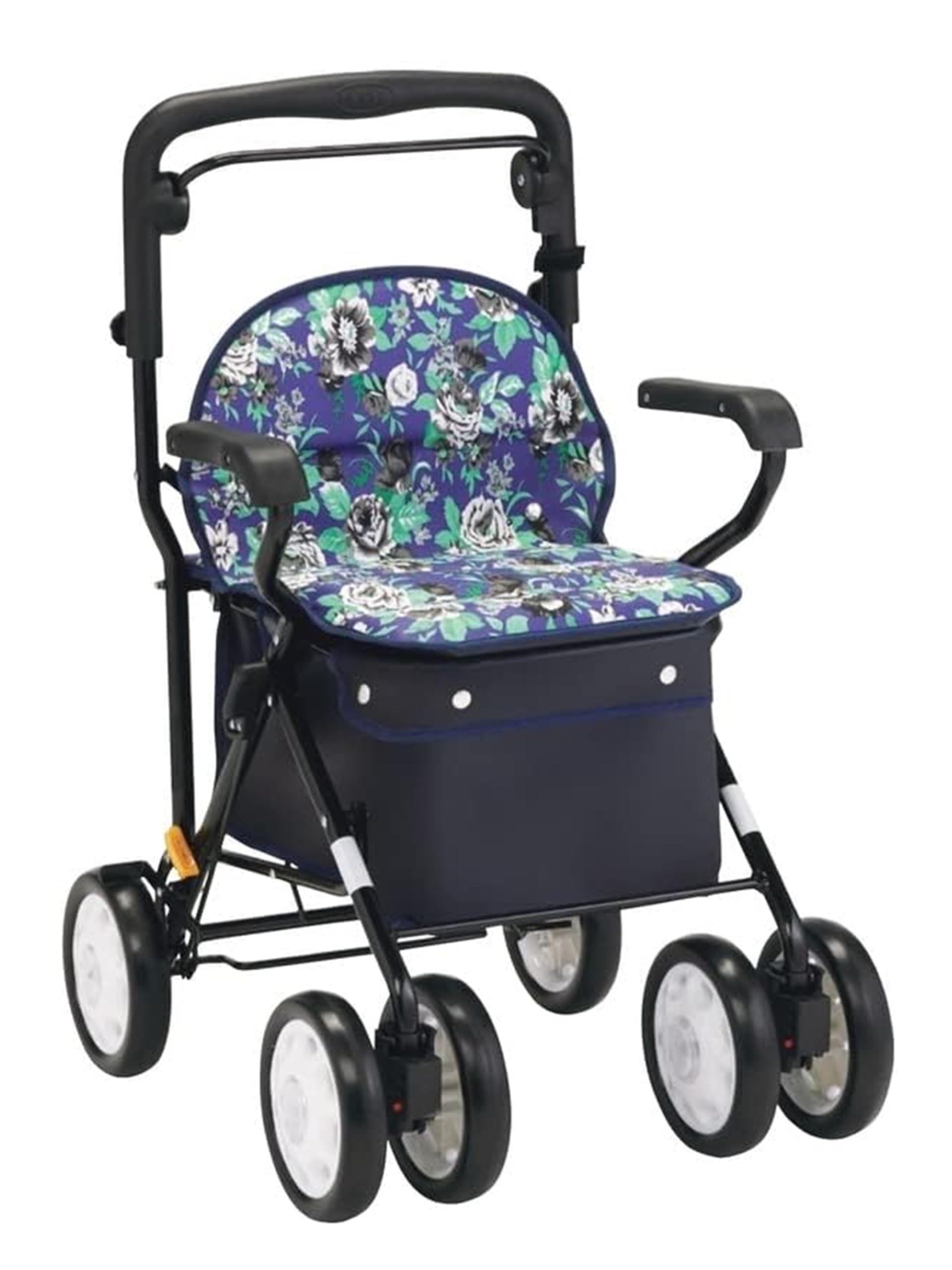 【美品】マキテック　シルバーカー ノーブルプラス NBP-2  Blue Flower（青花柄） Amazon | マキテック ノーブルプラス 青花柄 NBP-2BF | マキテック
