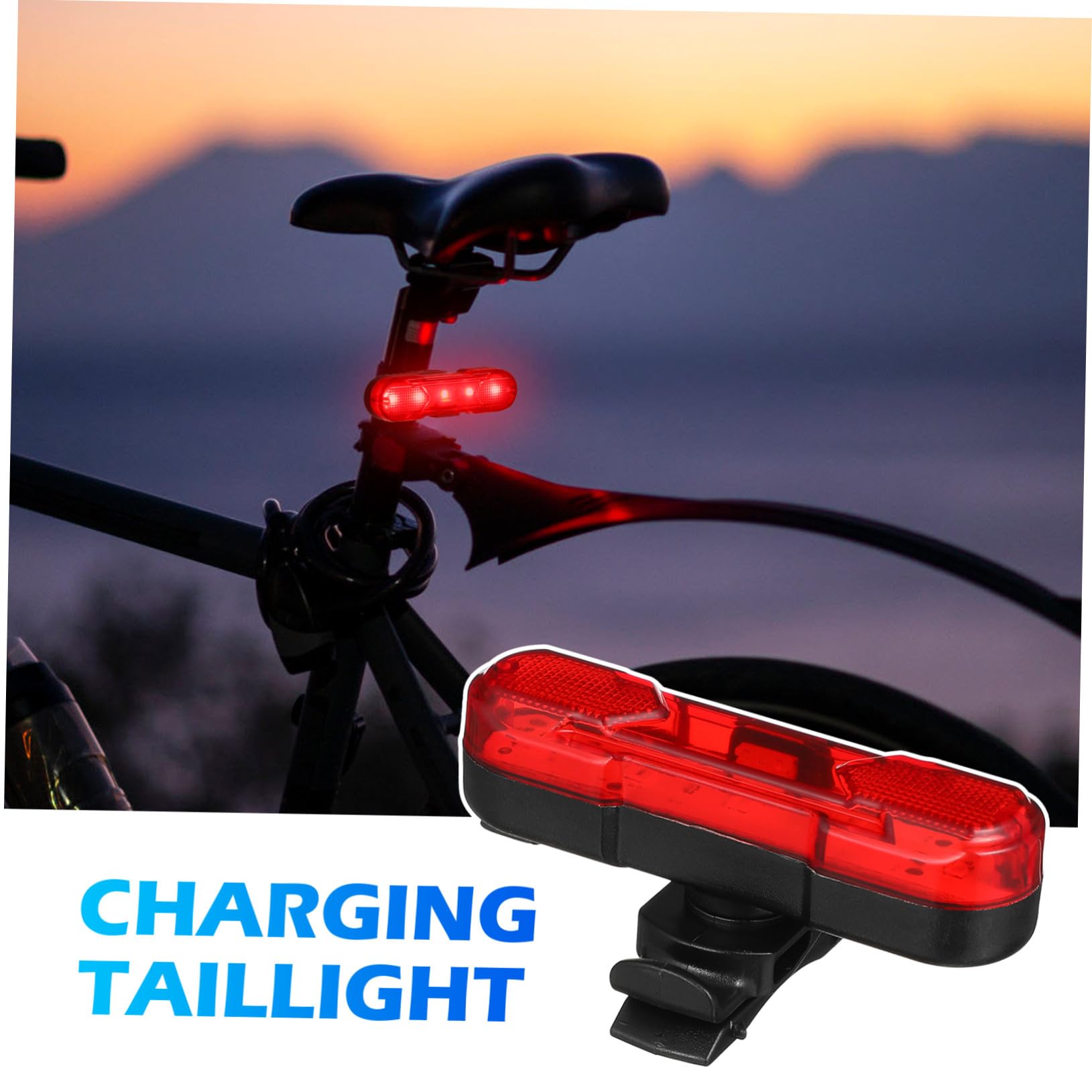 TOYANDONA per Bici con Supporto Smartphone e Clacson Elettrico Faro Anteriore e Posteriore LED Ricaricabile USB con Power Bank per Ciclismo Notturno e Mountain Bike