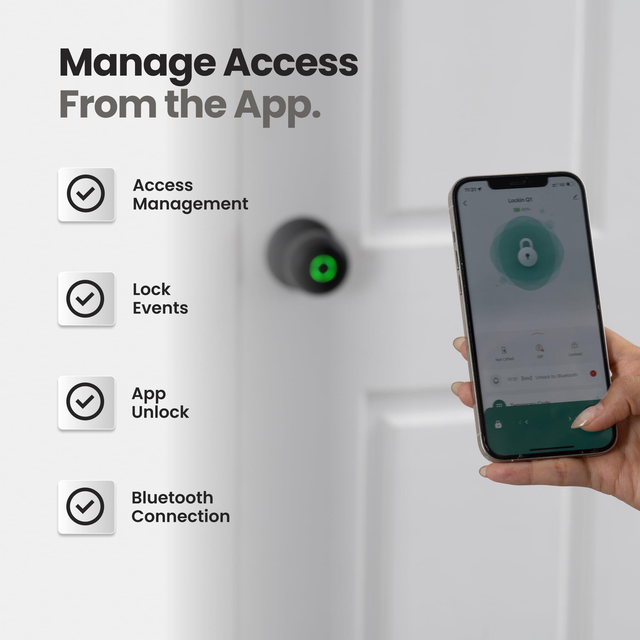 Keyless Fingerprint Door Lock - Smart & Secure -4
