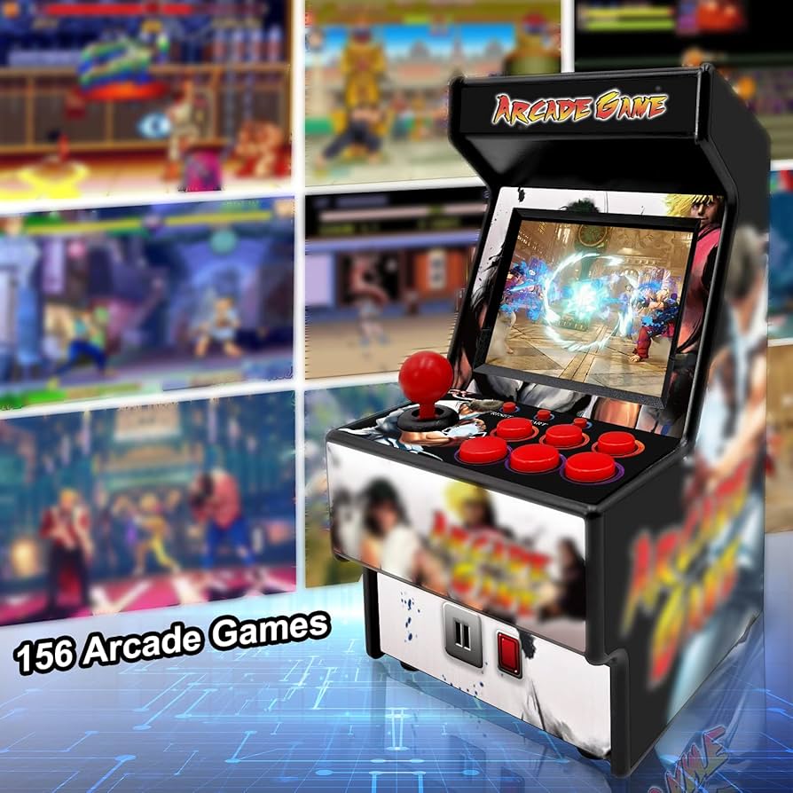 Amazon | ミニアーケードゲームマシン – 156種類のレトロゲーム