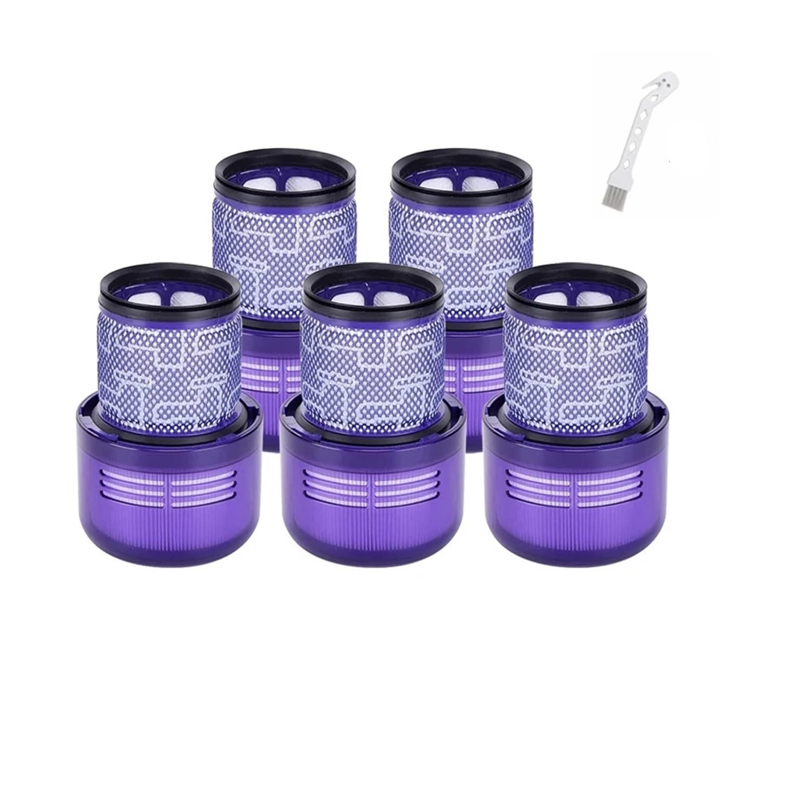 Filtr Hepa kompatybilny z odkurzaczem bezprzewodowym Dyson V11 V15 SV14 SV22 Zmywalny filtr zamienny Części zamienne DY-970013-02 i 97001302(5 Filter)