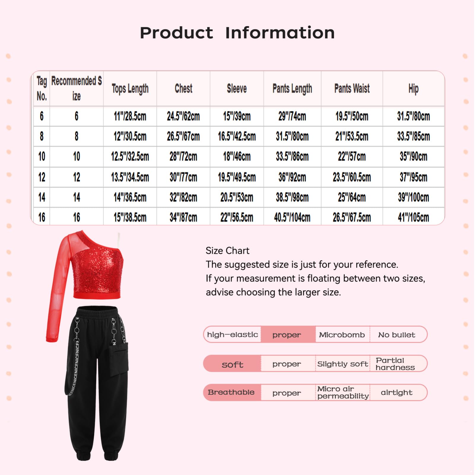 IEFIEL Traje de Baile Moderno para Niñas Sudadera de Manga Larga Crop Top de Lentejuelas Brillante y Pantalones Largos de Danza Hip Hop Chándales Deportivos 5-14 Años