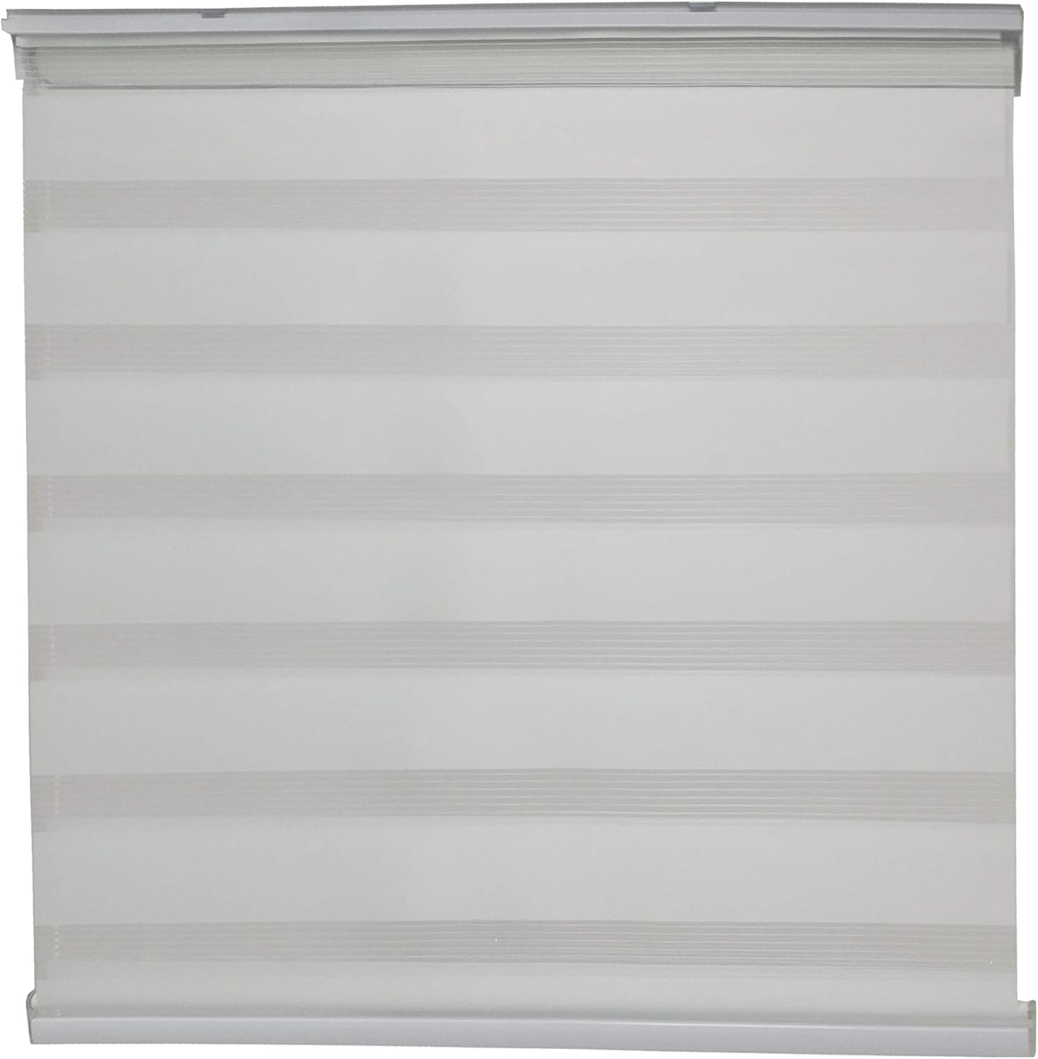 FixtureDisplays® Window Blind Sheer Privacy Blinds Window Light Filter Pleated Fabric Shade White 16829-35.5 X 72-NEW-2D