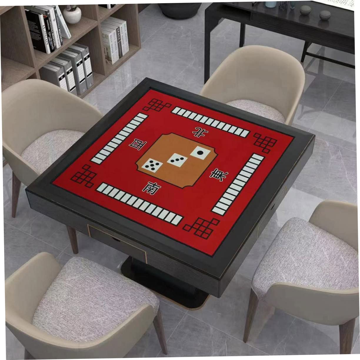 Tapete Cuadrado Antideslizante De Mahjong – Tela De Poliéster De 70x70x0,3 Cm – Reduce El Ruido Y Protege La Mesa – Enrollable Y Fácil De Limpiar