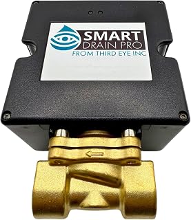 Water Heater Drain Valve - Automatic Sediment Flushing Device - App Controlled Prevents Tank Corrosion & Improves Efficiency - DIY Installation