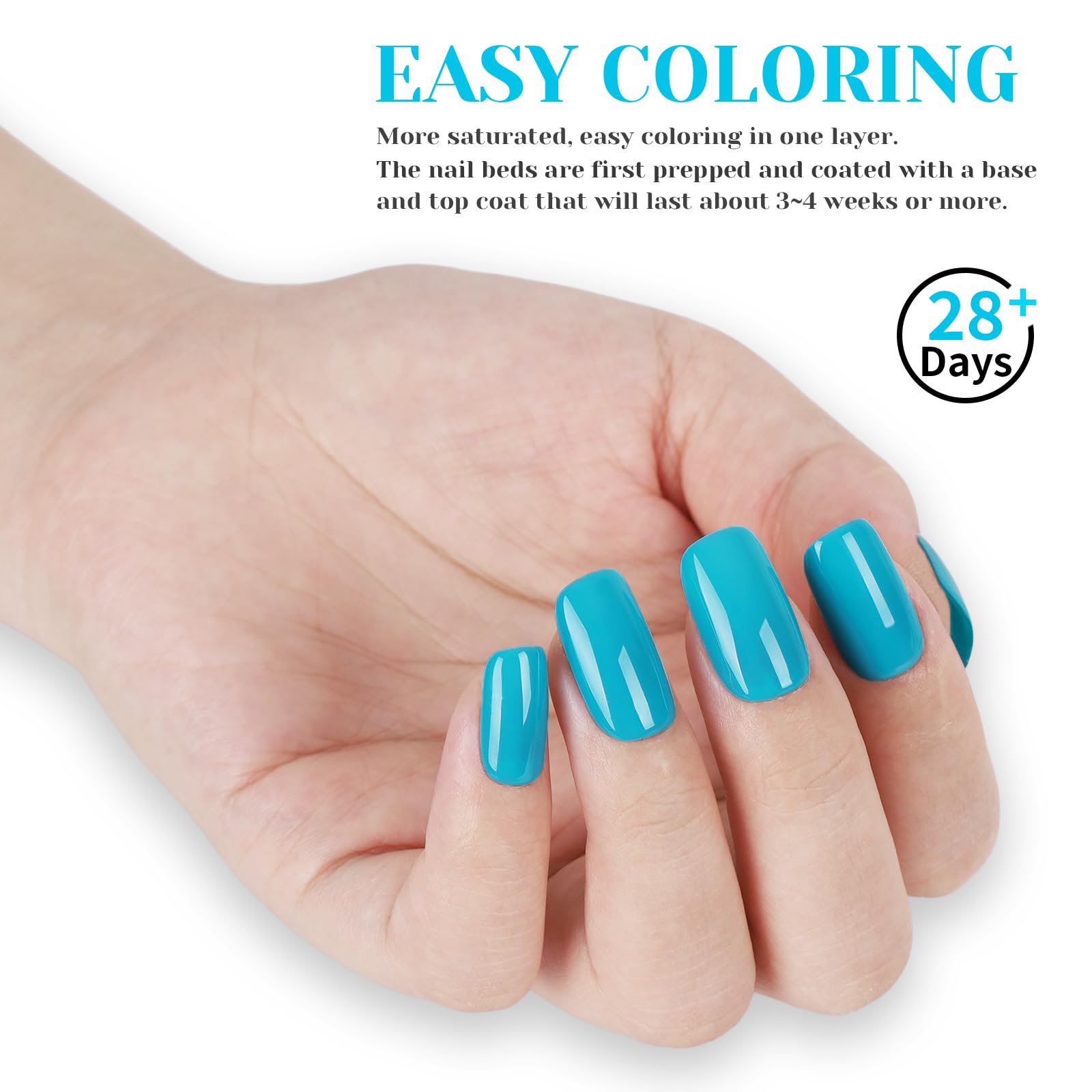 TUTUYU Sky Blue Gel Smalto per unghie: Aumenta la tua nail art fai da te a casa e condividi la gioia come regalo